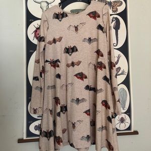 Pepaloves ModCloth Cream Bat Dress 🦇